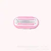 Maquinilla de afeitar manual para mujer con cabezal de jabón, depiladora portátil para todo el cuerpo, rasuradora de vello de pierna con hoja de acero inoxidable multicapa