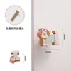Gancho de Madera de Haya Gatito Oso Nube Gancho sin Clavos Cachorro Lindo Creativo Tirador de Armario