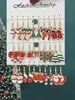 Brincos de Natal Europeus e Americanos Transfronteiriços para Mulheres, Criativos Personalizados de Liga de Zinco Boneco de Neve Papai Noel Presente Brincos de Gota de Óleo Conjunto de Várias Peças