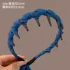 Faixa de Cabelo Estilo Coreano com Dentes de Fita e Fita Flutuante para Mulheres, Faixa de Cabelo com Toque de Luxo, Presilhas de Cabelo Antiderrapantes com Topo Alto para Crânio, Prendedor de Cabelo Diário para Uso Externo e Lavagem do Rosto