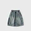 Pantalones Versátiles de Verano para Niños 2026 Casual Cómodos Sueltos Jeans Infantiles Atractivos Modernos Colección de Mezclilla Suave