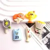 Trophy de Badminton Simulado Raquete Joias de Resina Acessórios DIY Cola de Creme Capa de Celular Caixa de Armazenamento de Grampo de Cabelo Adesivo