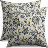 Fronha Floral Retrô Mais Vendida Transfronteiriça Almofada Creme Estilo Country Amazon Almofada Decorativa para Sofá de Casa Mesinha de Cabeceira