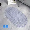 Tapete Antiderrapante para Banheiro com Furos para Drenagem de Água Tapete para Piso de Banheiro de Hotel Sala de Banho Tapete para Pé de Banheira de PVC