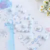 Adesivos de Diamante Rosa Baunilha, Adesivos de Pérola DIY de Alto Valor para Scrapbooks Artesanais, Adesivos de Material Decorativo