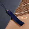 Chapéu com Padrão de Nuvem de 13cm Franja de Borla de Liga Ornamentos para Pendurar no Carro Pingente Longo de Cloisonné Traje Antigo Hanfu Pingente de Borla
