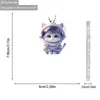 Nuevo Colgante Decorativo Plano Acrílico de Gato Espacial Lindo Transfronterizo