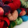 Hilo Acrílico Arcoíris Degradado Medio-Grueso para Tejer Zapatos de Bebé DIY, Mantas de Ganchillo, Hilo de Ganchillo, Hilo Degradado Worsted