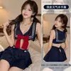 Mariposa Susurro Lencería Sexy Estilo Japonés Deseo Puro Atuendo de Estudiante JK Traje de Marinero Falda Plisada Uniforme A592