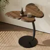 Mesa Auxiliar de Mariposa Personalizada, Mesa Lateral Creativa Moderna Minimalista para Sala de Estar junto al Sofá, Mesa de Noche para Dormitorio Balcón, Mini Mesa
