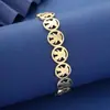 Pulsera de Oso Sonriente de Dibujos Animados Exquisito, Hueca, Micro-Pavimentada con Circonita, Nueva Moda Transfronteriza, Joyería de Lujo Ligero de Nicho de Gama Alta