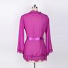 Estilo Europeu e Americano Lingerie Roupão de Banho Renda de Cílios em Tela Camisola Sexy Roupa de Dormir Lingerie Roupa de Casa P-3Xl Camisola