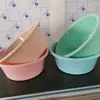 Fabricante Bacia Plástica Bacia de Lavar Doméstica Plástico Doméstico Presente Plástico Bacia para Rosto Impressão Bacia para Lavanderia Espessada Atacado