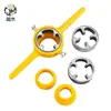 Conjunto de Machos Manuais Destacáveis para Furadeira Elétrica, 1/2 Polegada, 3/4 Polegada, 1 Polegada Kit de Rosqueamento para Tubo de Água PPR de Plástico, Conjunto de Rosca Interna e Externa