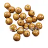 Cuentas Amarillas Tridimensionales con Forma de Calabaza con Diseño de Cabeza de Mono y Hueso de Durazno, Adecuadas para Pulseras, Collares y Cuentas de Oración Budistas