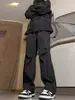 Pantalones Impermeables Funcionales para Senderismo, Tendencia en Tiktok, para Hombres y Mujeres, Pantalones Anchos Rectos Holgados, Pantalones Largos Deportivos de Moda