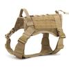 Colete anti-quebra para cães de porte médio e grande, ajustável, em nylon, à prova de explosão, para proteção do peito e das costas.