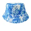 Sombrero de Pescador Estilo Hip-Hop Transfronterizo, Reversible, Unisex, Sombrero para el Sol para Exteriores, Sombrero de Cubo Estampado Versátil de Moda