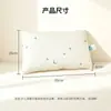 Travesseiro Infantil 100% Algodão Almofada de Pescoço para Bebê Travesseiro de Jardim de Infância Todas as Estações Estilo Japonês e Coreano Bordado Acolchoado