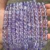 Contas de Vidro Cristal Explosão Fantasma Roxo Claro Amethysto Lavanda Vidro Contas Soltas Joias de Miçangas DIY Atacado