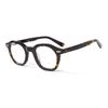 Gafas NP Shaw estilo similar apariencia placa marco negro marco liso para mujer marco redondo pequeño pueden combinar con gafas de miopía de moda