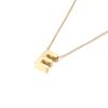 Nuevo Collar de Moda Europea y Americana Brillante para Mujer Cassia Colgante de Acero de Titanio Collar con 26 Letras Mayúsculas Inglesas