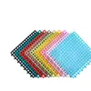Tapete de Banheiro Patchwork Amazon para Casa Chuveiro Antiderrapante Tapete de Chão Vazado Impermeável Tapete para Pés de Vaso Sanitário Chuveiro