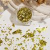 Papel de Foil Dorado Imitación Popular para Uñas Transfronterizo, Joyas de Platino Coloridas, Fragmentos de Papel de Aluminio, Uñas de Flujo de Resina para DIY, Uñas Portátiles