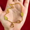 Pulseira com Gourd de Gelo Dourado Vazado Livro do Chapéu Vermelho Pulseira Versátil Simples de Alta Qualidade Pulseira de Novo Estilo