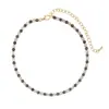 Amazon Cross-Border Europeu e Americano Novo Olho de Gato Cor Zircônia Colar Design Personalizado Venda Quente Colar de Strass