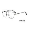 Gafas de sol retro de lujo con doble haz de luz y montura poligonal grande que muestran el rostro, espejo pequeño, venta al por mayor de Danyang