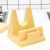 Estante para tapas de ollas, Estante para tablas de cortar de pie, Estante de almacenamiento de plástico para encimera de cocina, Estante para ollas y tablas de cortar, Tamaño grande