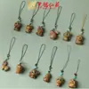 Sândalo Dourado Doze Zodíacos Pingente Corrente para Celular Novo Estilo Chinês Pingente Fofo para Bolsa Pingente para Bolsa