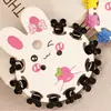 Mini clipe infantil bonito dos desenhos animados princesa hairpin menina quebrado grampo de cabelo doce cor acessórios para o cabelo do bebê