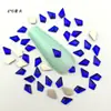 Arte de Uñas Diamante Azul Fondo Plano Forma Irregular Diamante Azul Klein Stickers para Uñas DIY Accesorios Pedrería Venta al por Mayor Azul Klein