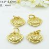 Compra 10 piezas y obtén 3 piezas gratis. Marca Gufa Jinfu Carácter de la Suerte Nafu de la Suerte Colgante Pequeño Colgante para Pulsera Hecho a Mano diy Colgante