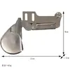 Pie Prensatelas Máquina de Coser Plana Todo Acero Juego de Pies Prensatelas Máquina de Coser Industrial Pie Prensatelas para Dobladillo Enrollado Industrial Combinación Venta al por Mayor