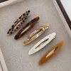 Clip para el Cabello Ovalado Hueco de Acetato Modelo Nuevo 2026, Estilo Exquisito y Único, Pasador para Fleco y Cabello Lateral, Venta al por Mayor
