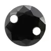 Agujero Doble Redondo Circonita Cúbica Zirconia Piedra Suelta Perforada con Agujeros Pendientes Blancos Coloridos Colgante Collar Pulsera de Cuentas Sueltas para Manualidades