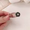 Cor de Chá de Camélia Simples Pequeno Prendedor de Cabelo Lateral Presilha para Parte de Trás da Cabeça Sentido de Luxo Franja de Cabelo Quebrado Presilha de Cabelo Acessório de Cabelo