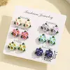 Nuevos Pendientes de Rosa Joyería Set de Pendientes Accesorios Resina Frescos Pendientes de Gama Alta Pendientes para Mujeres Venta al por Mayor