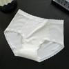 10A Algodón Puro Antibacteriano Transpirable Malla Lindos Puntos Polka Cintura Media Triángulo Femenino Chica Dulce Japonesa Bragas
