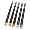 Hashis de madeira pontiagudos estilo japonês, hashis de madeira criativos, hashis personalizados para unhas, conjunto de hashis para sushi para uso em hotéis e residências