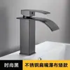 Diretamente do fabricante da torneira: torneiras de cascata para banheiro, torneiras de lavatório, torneiras de água fria e quente de bico largo estilo europeu