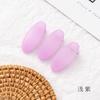 Grampo de cabelo oval transparente personalizado suporte de franjas all-match menina pequeno fresco doce suporte lateral bola cabeça para trás suporte de cabeça