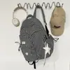 Nueva Mochila Casual Versátil Fresca a Cuadros para Niñas Estudiantes Universitarias Mochila Simple Estudiantes de Secundaria Mochila de Gran Capacidad