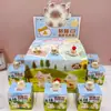 Novos Adornos de Boneca de Caixa Surpresa Desenho Animado Wenchuang Urso Manteiga Caixa de Adivinhação Surpresa Adornos de Presente Feitos à Mão Coleção