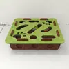 Juguete para Gatos Auto-Entretenimiento Gadget para Aliviar el Aburrimiento para Gatitos y Mascotas, Laberinto Rompecabezas para Gatos, Campana para Gatos para Pinchar Agujeros, Juguete de Fieltro para Gatos