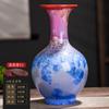 Decoração de cerâmica Jingdezhen novo estilo chinês sala de estar armário de TV corredor mesa de jantar arranjo de flores flor seca Vaso Zen decoração