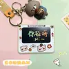 Llavero Mini Pizarra de Garabatos Juguete para Bebé Colgante Creativo Pizarra de Dibujo para Niños Guardería Pizarra de Escritura LCD